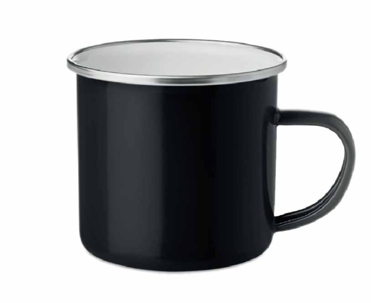 Metal Vintage Mug with Enamel Layer - 350ml