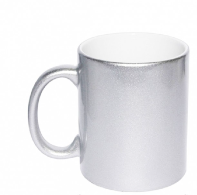 Silver Metallic Mugs