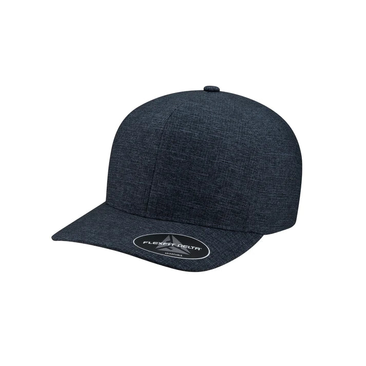 FLEXFIT DELTA ADJUSTABLE – MELANGE NAVY – 180A CARBON