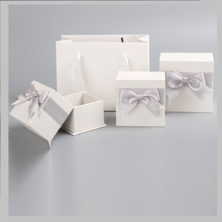 White Color Jewelry Gift Boxes