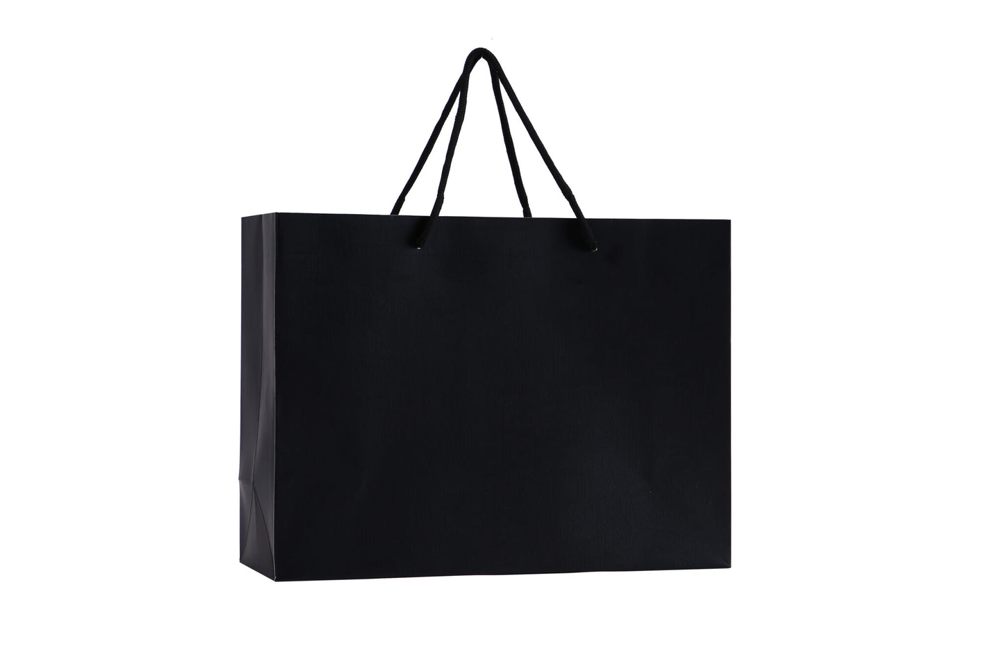 Black Plain Gift Bags Shopping Bag