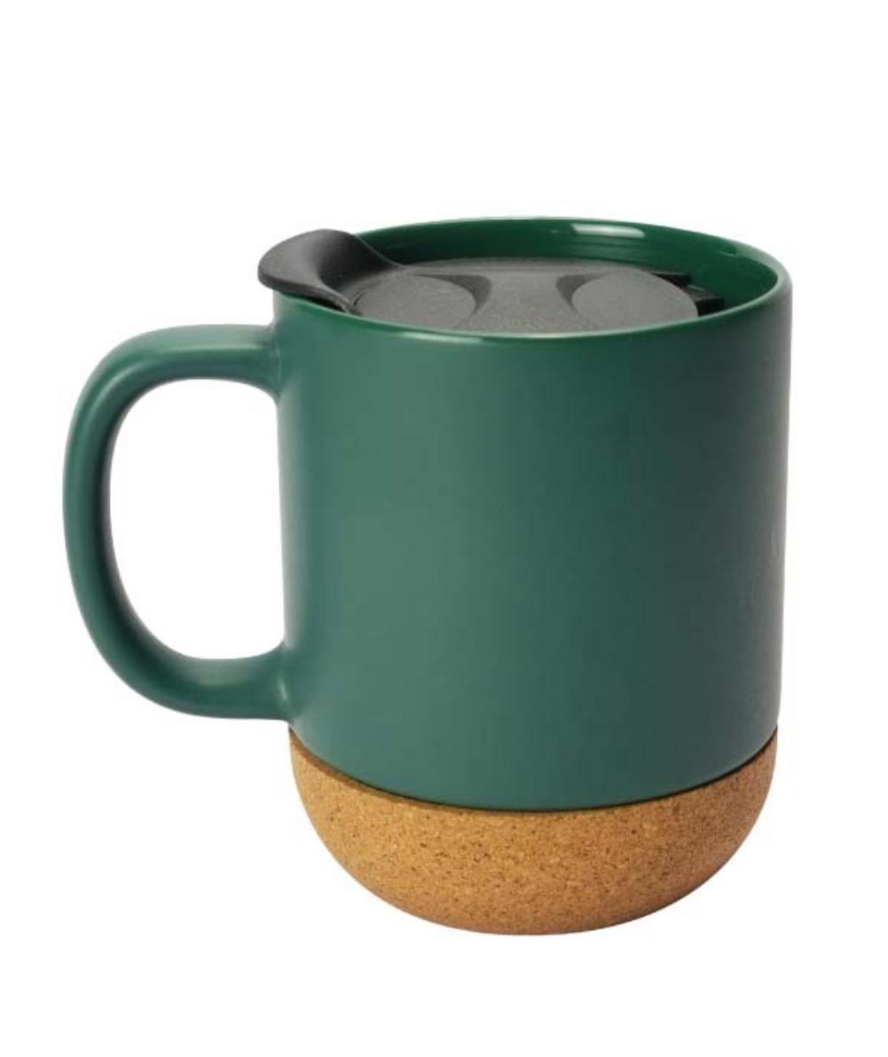 Ceramic Mug with Cork Bottom