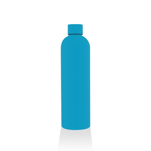 TAUNUS - Soft Touch Insulated Water Bottle - 750ml - Aqua Blue