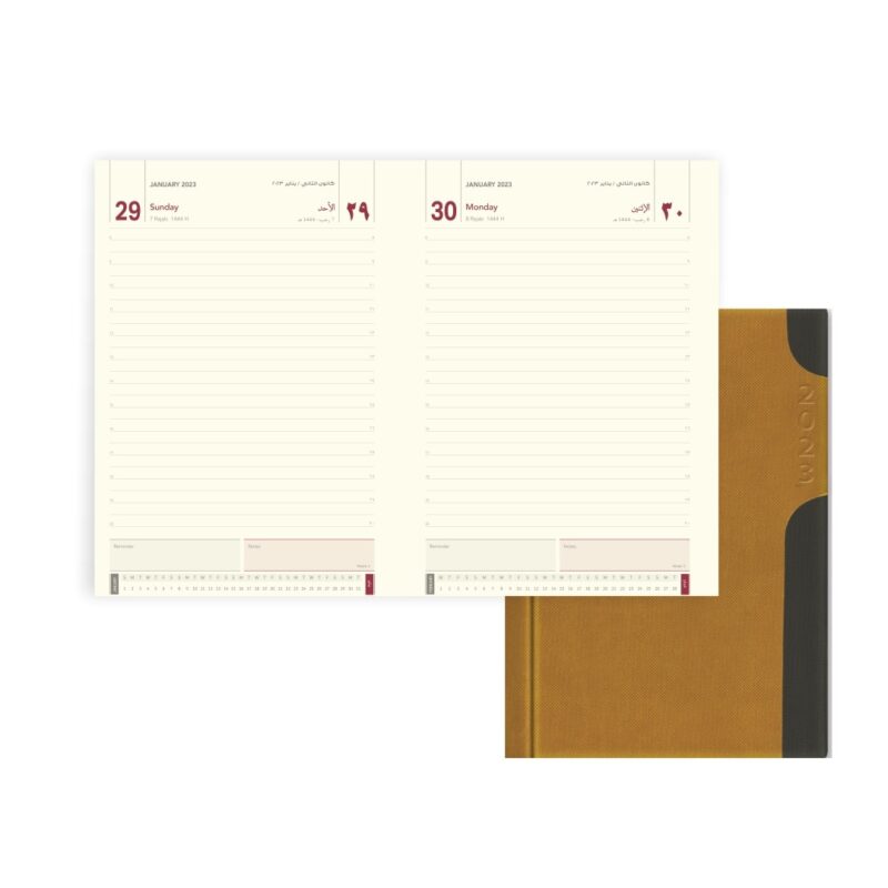 A4 Daily Diary – Cream Paper