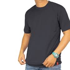 Round Neck Mesh T-Shirt, Short Sleeve, Unisex-Dark Colors