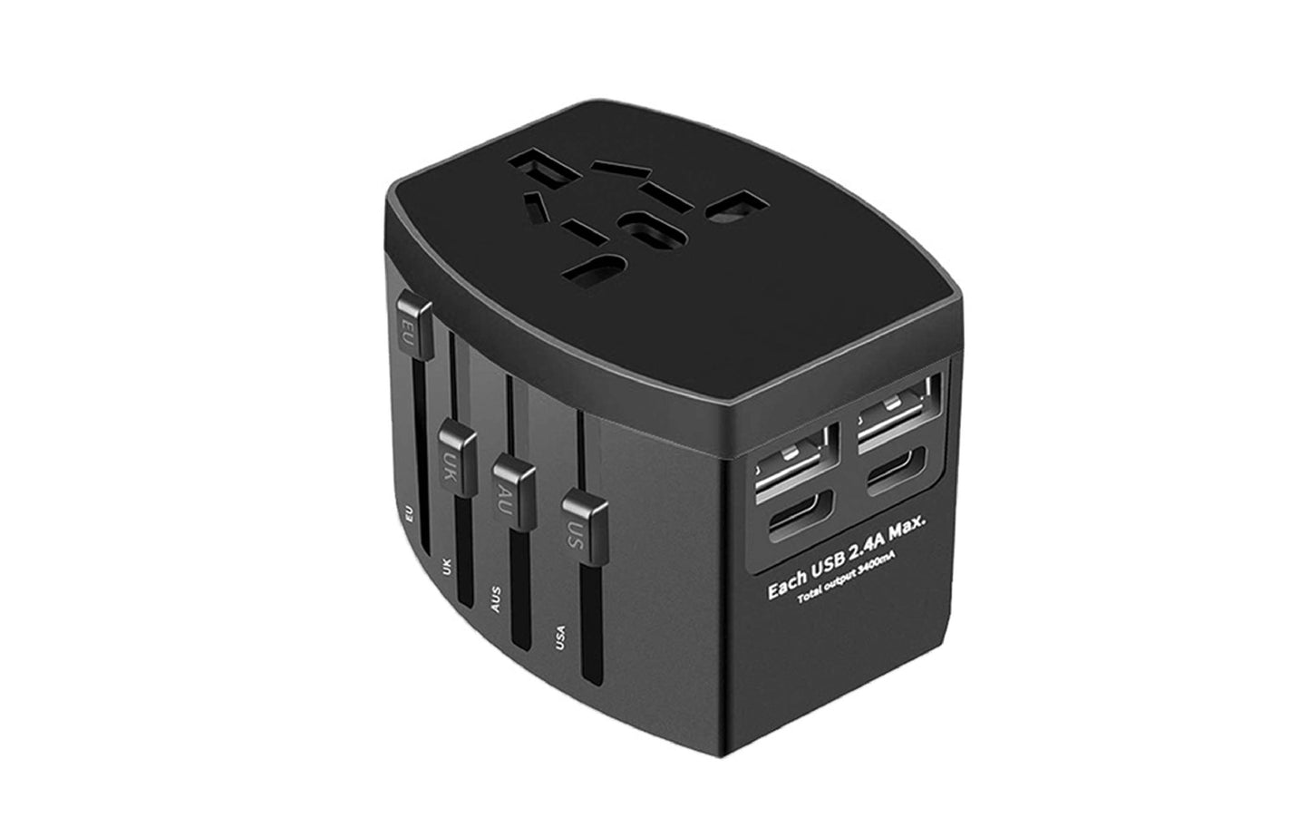 Universal Plug Adapter with USB-A & USB-C Ports 5 reviews