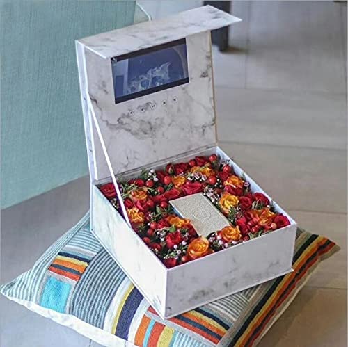 Marble Color LCD screen video gift box