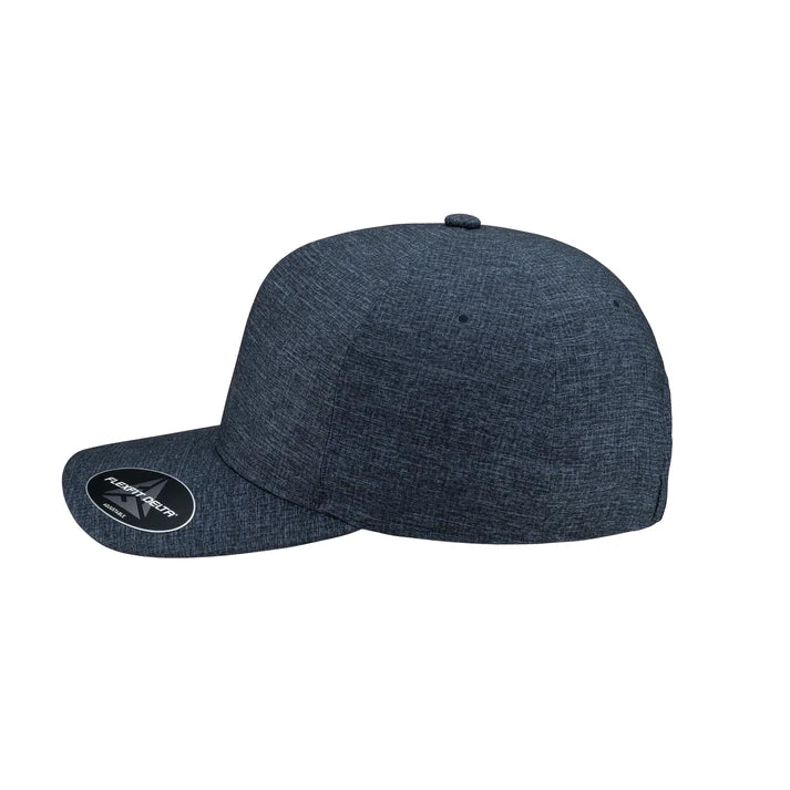 FLEXFIT DELTA ADJUSTABLE – MELANGE NAVY – 180A CARBON