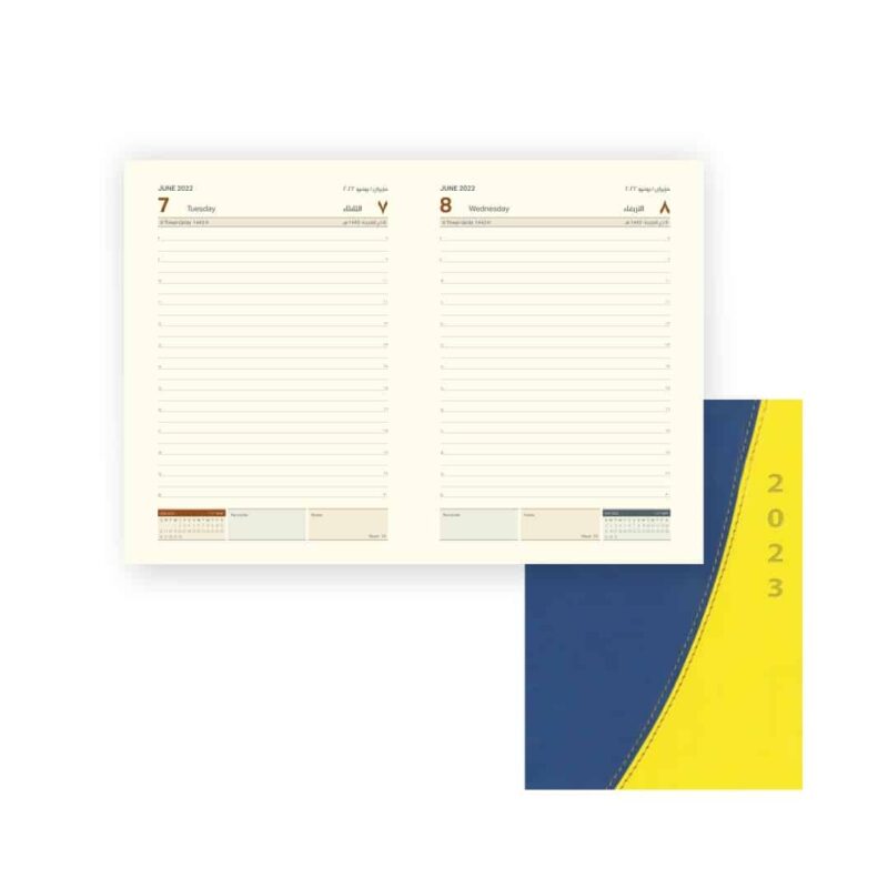 A5 DAILY DIARY – CREAM PAPER