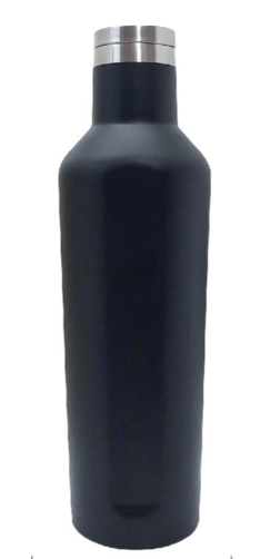 Premium Double Wall Stainless Steel Metal Flask with Silver cap