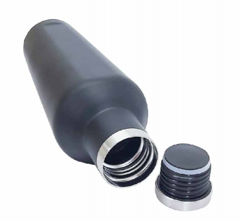 Premium Double Wall Stainless Steel Metal Flask with Silver cap