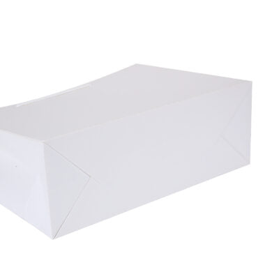 White Color Texture Gift Bags