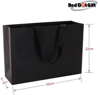 Black Plain Gift Bags