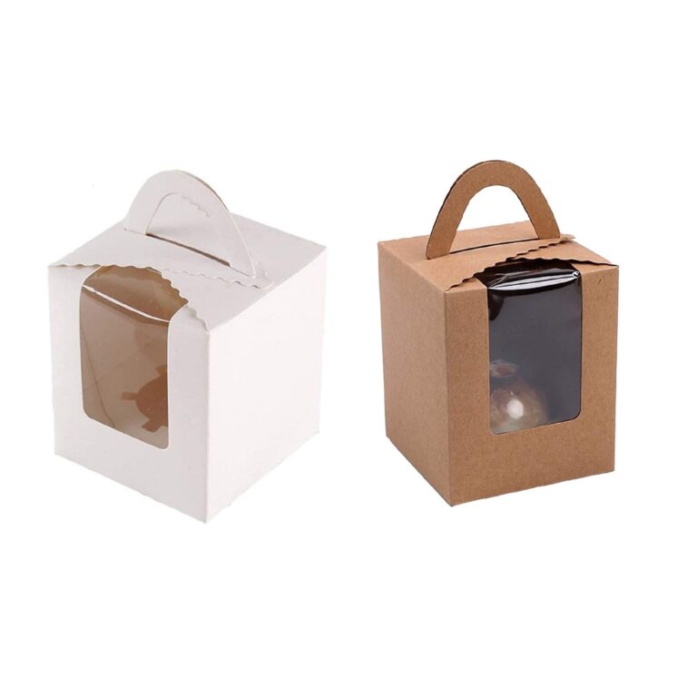 Single Cupcakes Containers Gift Boxes