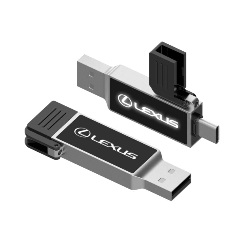 Flip Metal LED USB