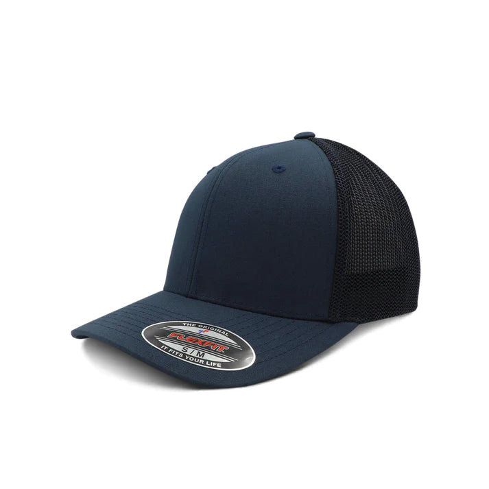 FLEXFIT MESH TRUCKER – NAVY BLUE – 6511
