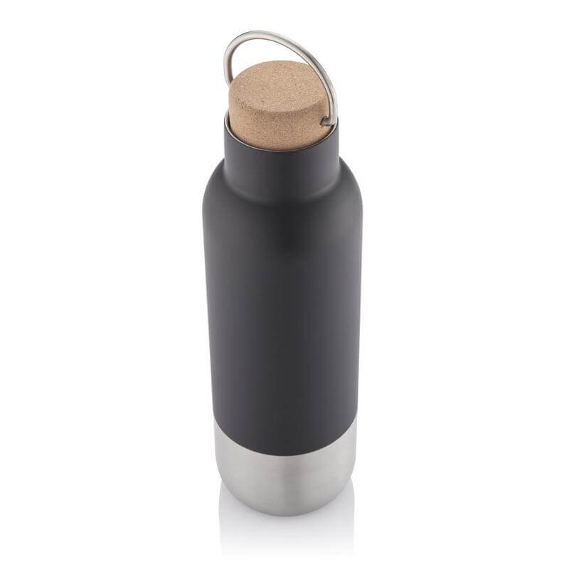 Hans Larsen RCS Recycled Stainless Steel Insulated Water Bottle - Black