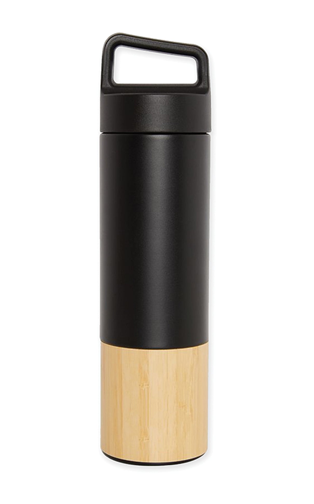 Bamboo Bottom Insulated Stainless Steel Bottle