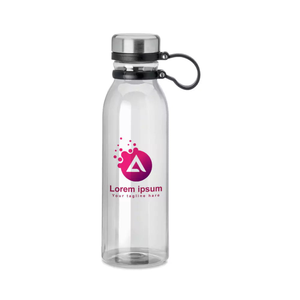 rPET Transparent Bottles 800ml SS Lid with Carry Handle