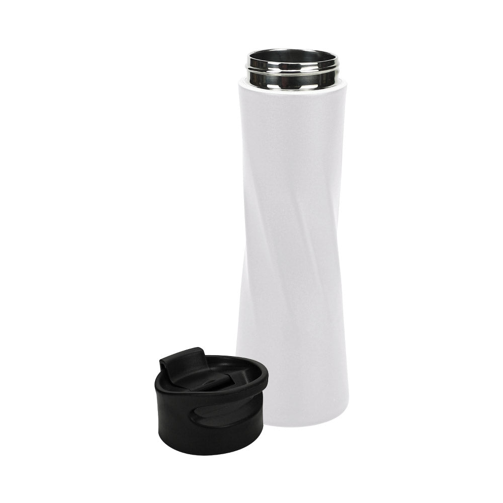 Double Wall SS Bottles Slim Waist Design Flip top Lid 500ml