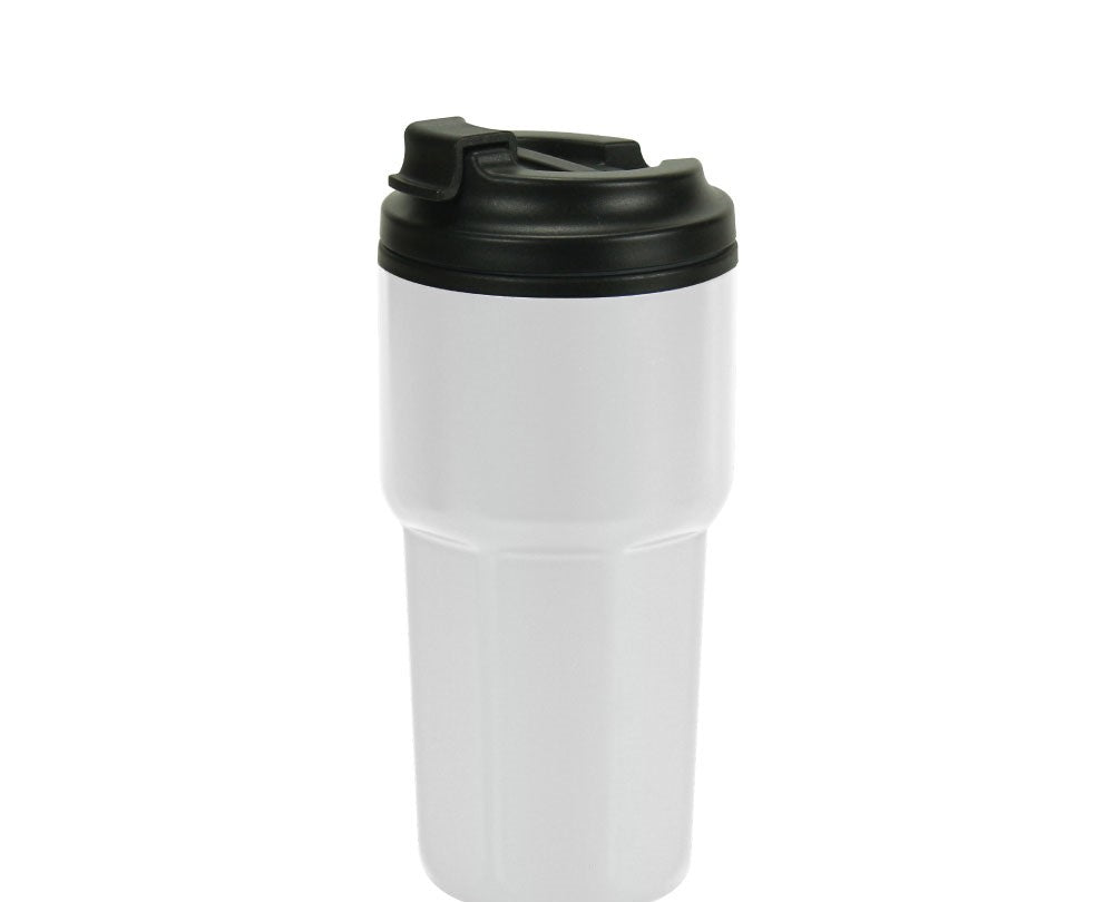 Double Wall Tumblers Flip-top PP Lid in 473ml