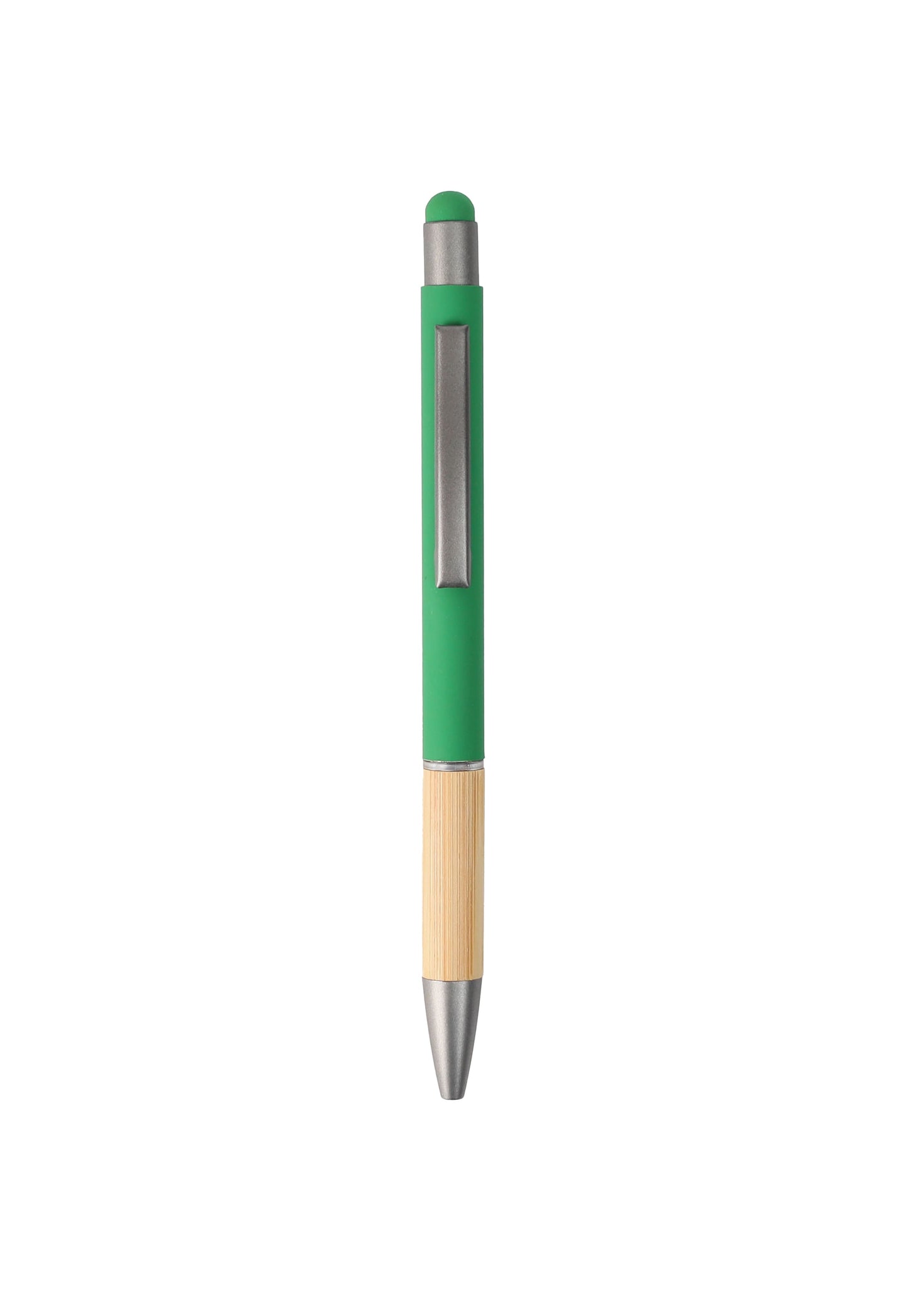 Metal Ball Pen with Bamboo Grip