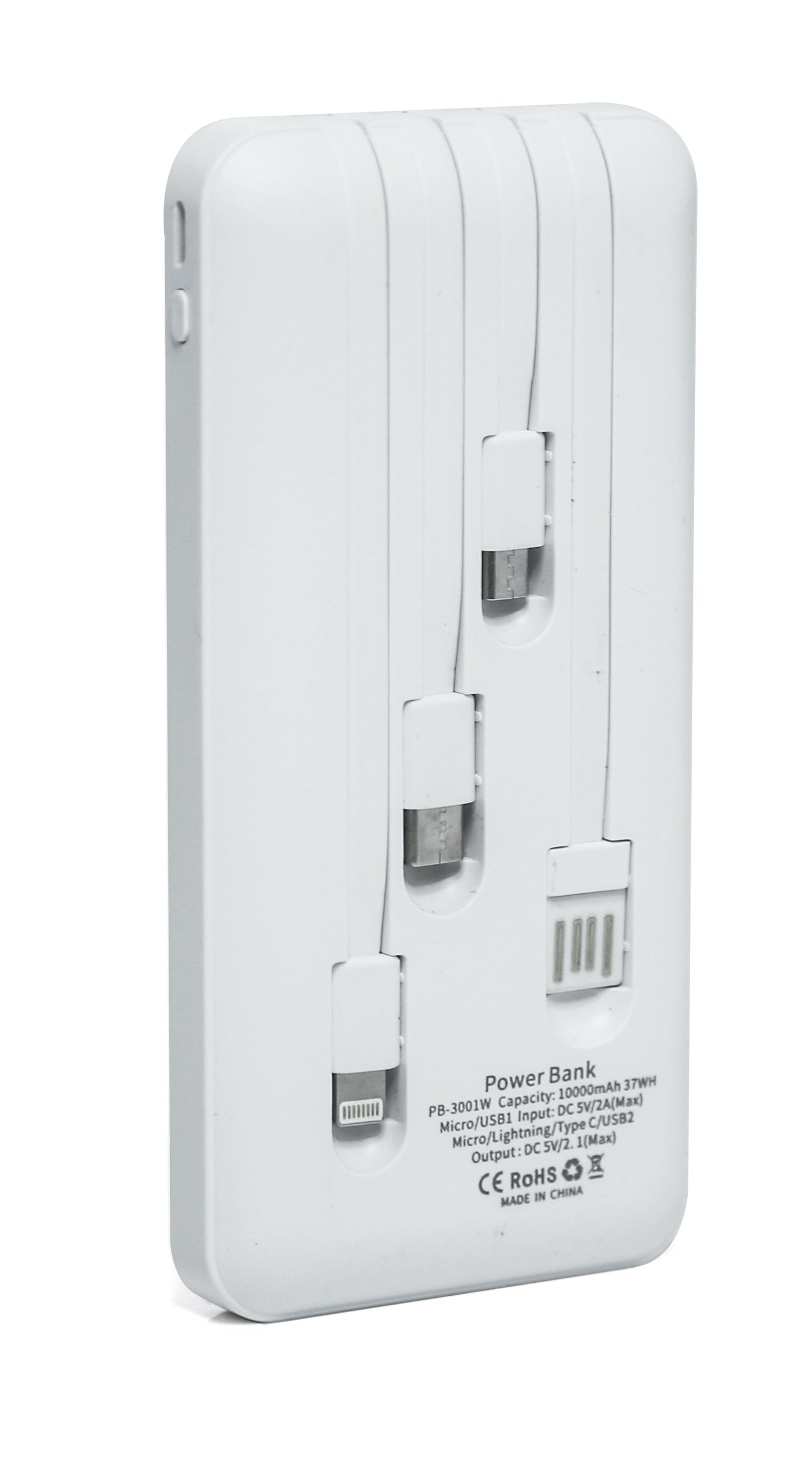 Four Wire Power Bank Output Comes With 4 Cables