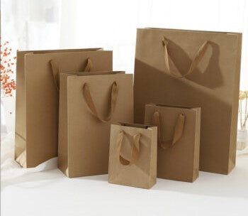 Vertical Shape Kraft Paper Bags
