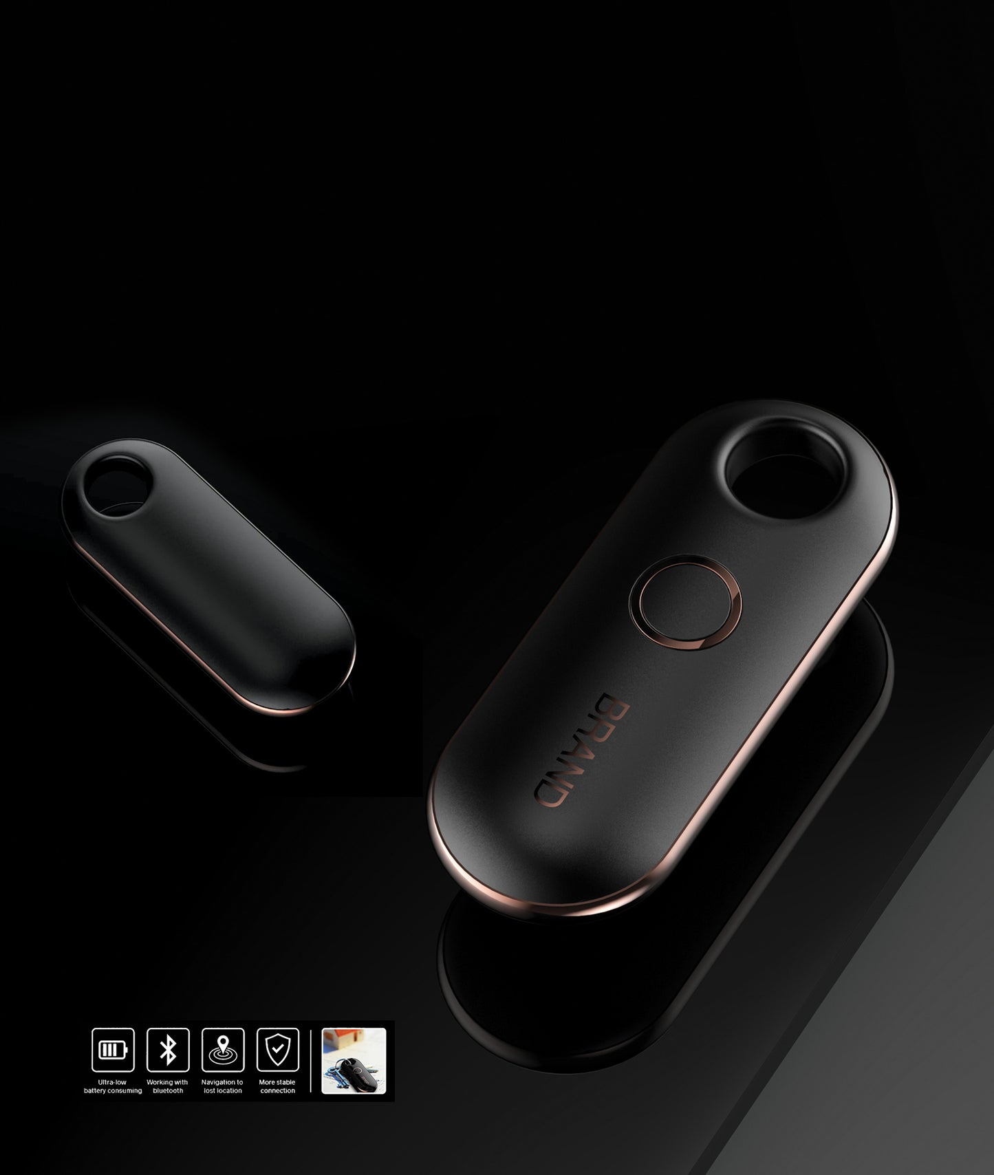 Anti Lost Key Finder Smart Bluetooth 4.2 GPS Tracker