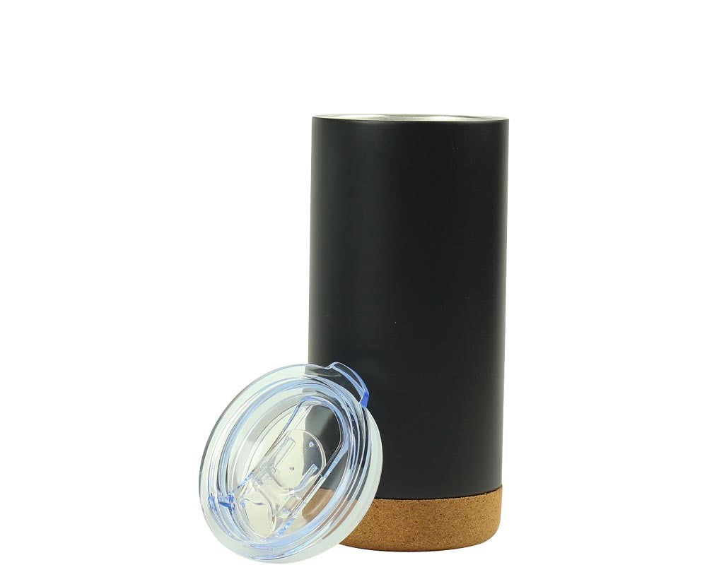 Travel Tumbler with Cork Base 450ml Stainless Steel