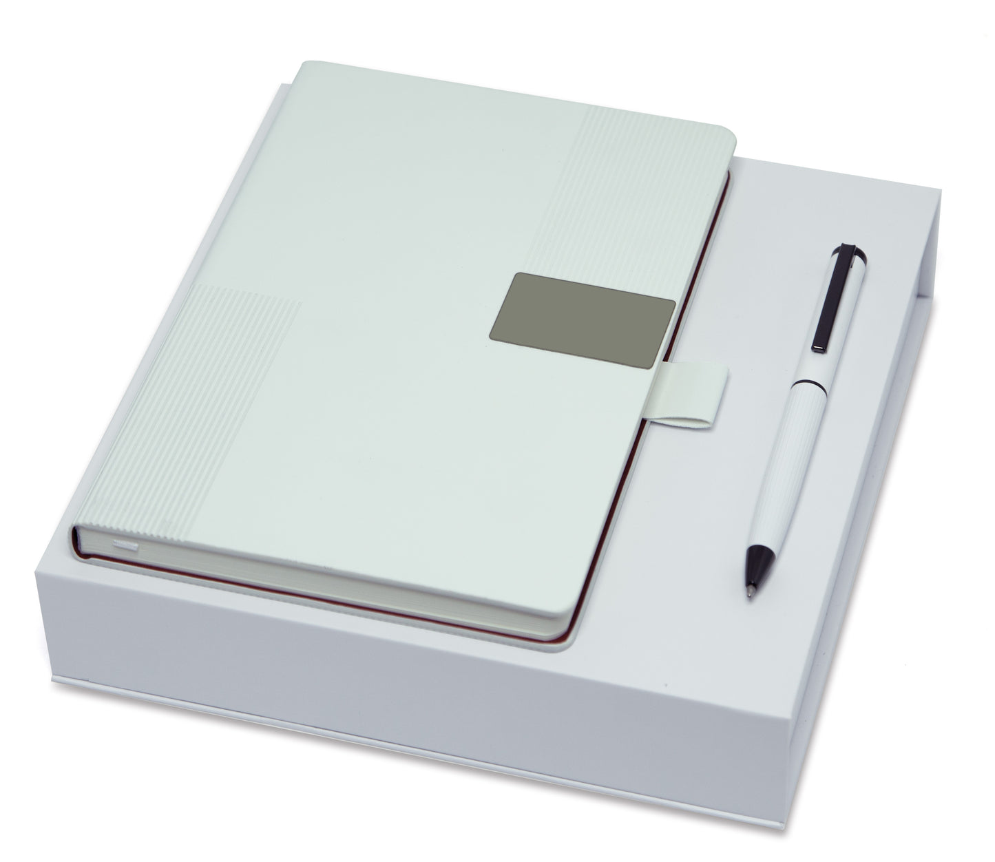 White A5 Personal Diary Journal for Designer