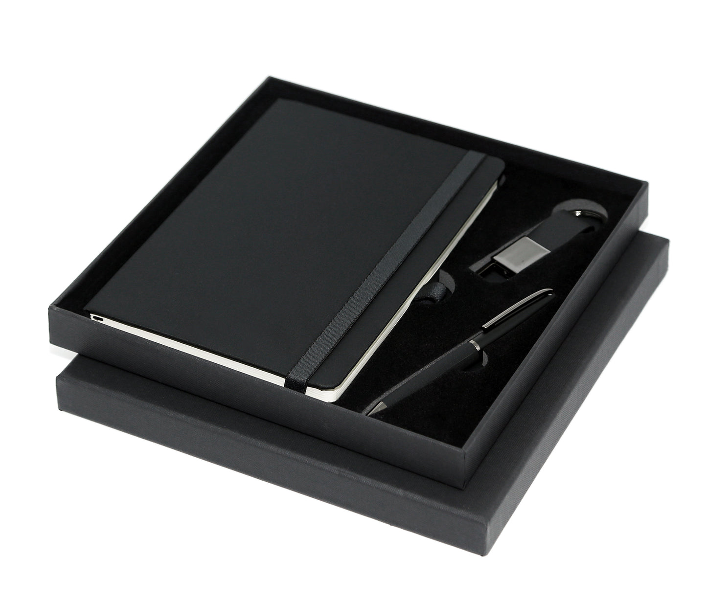 A5 PU Leather Business Notebook Diary Journal, Magnetic Flap Closure with sleek metal accessory