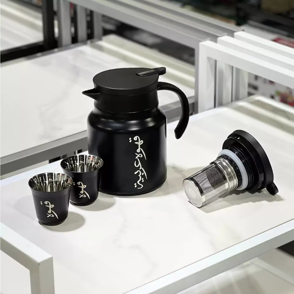 Arabic Tea & Coffee Pot with Cups Set