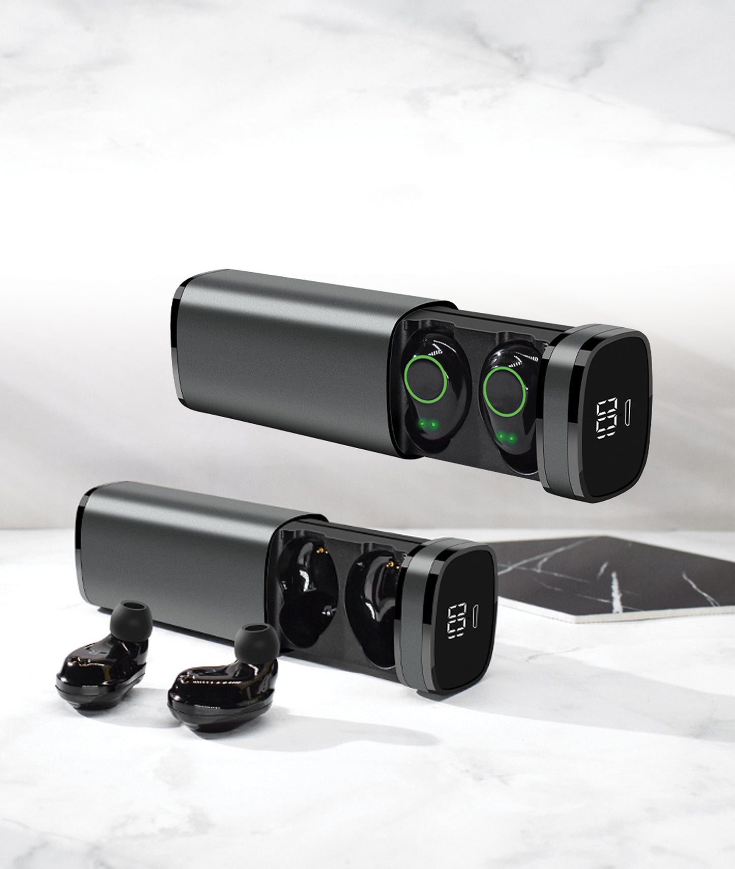 VibeWire – V5.0 Touch Earbuds with Charging Case