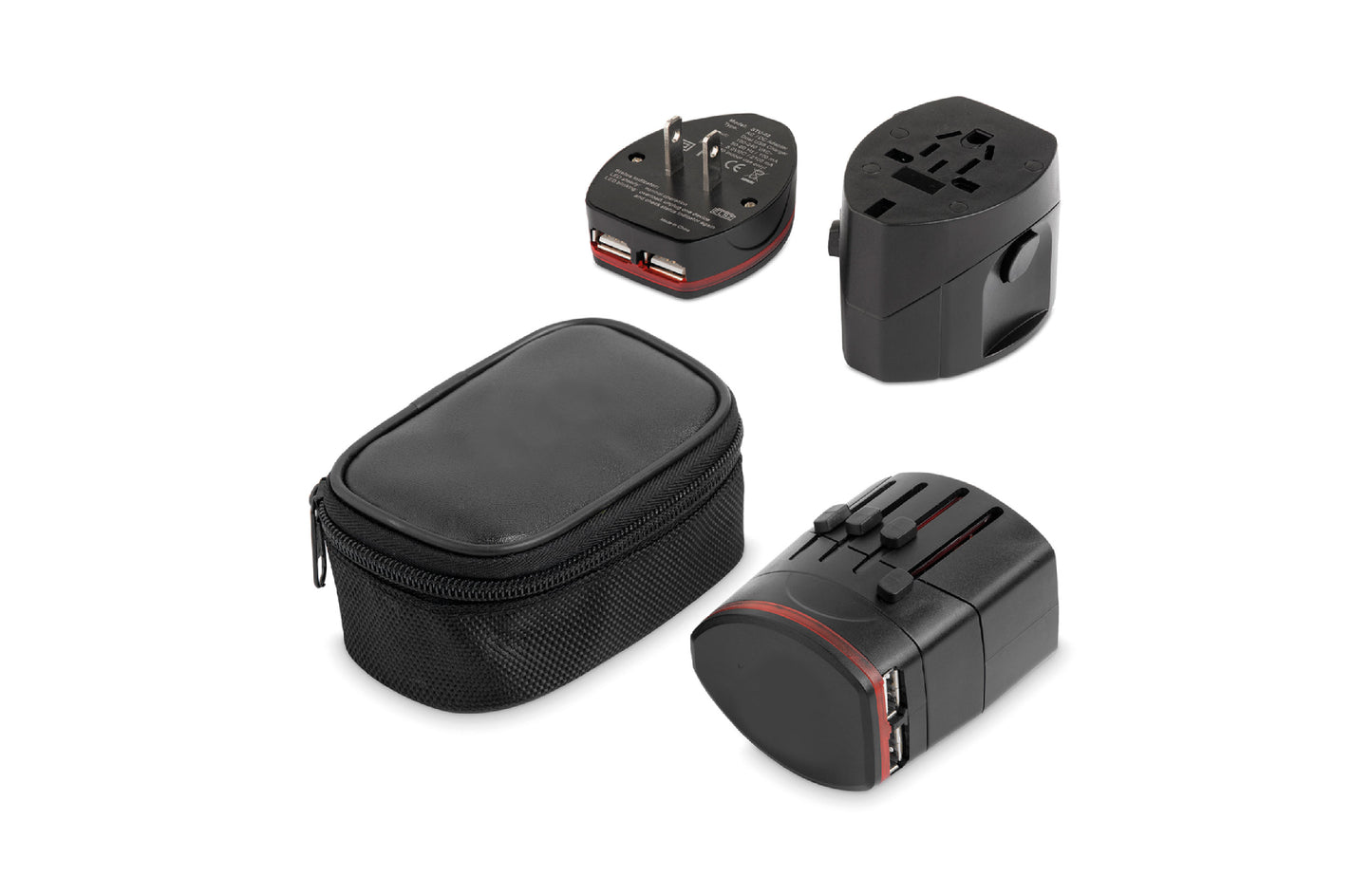World Travel Adapter Black