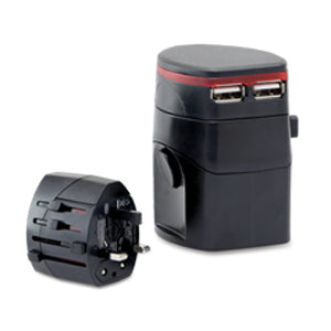 World Travel Adapter Black
