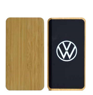 BAMBOO POWER BANK LIGHT UP LOGO