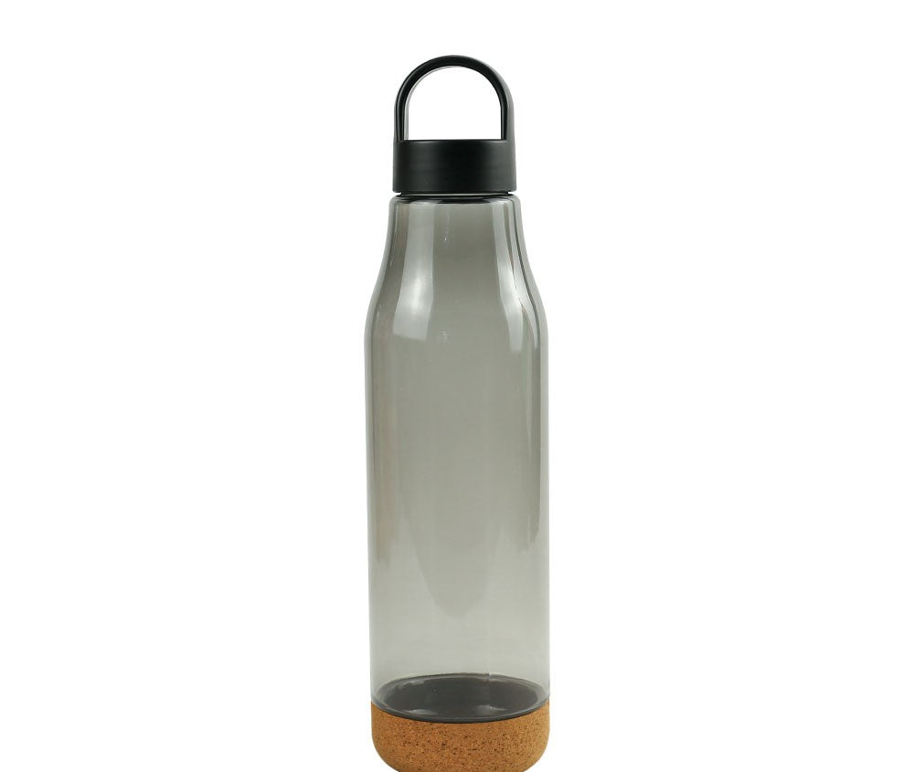rPET Bottles with Cork Base, Twist-off Lid, Handle, 720ml