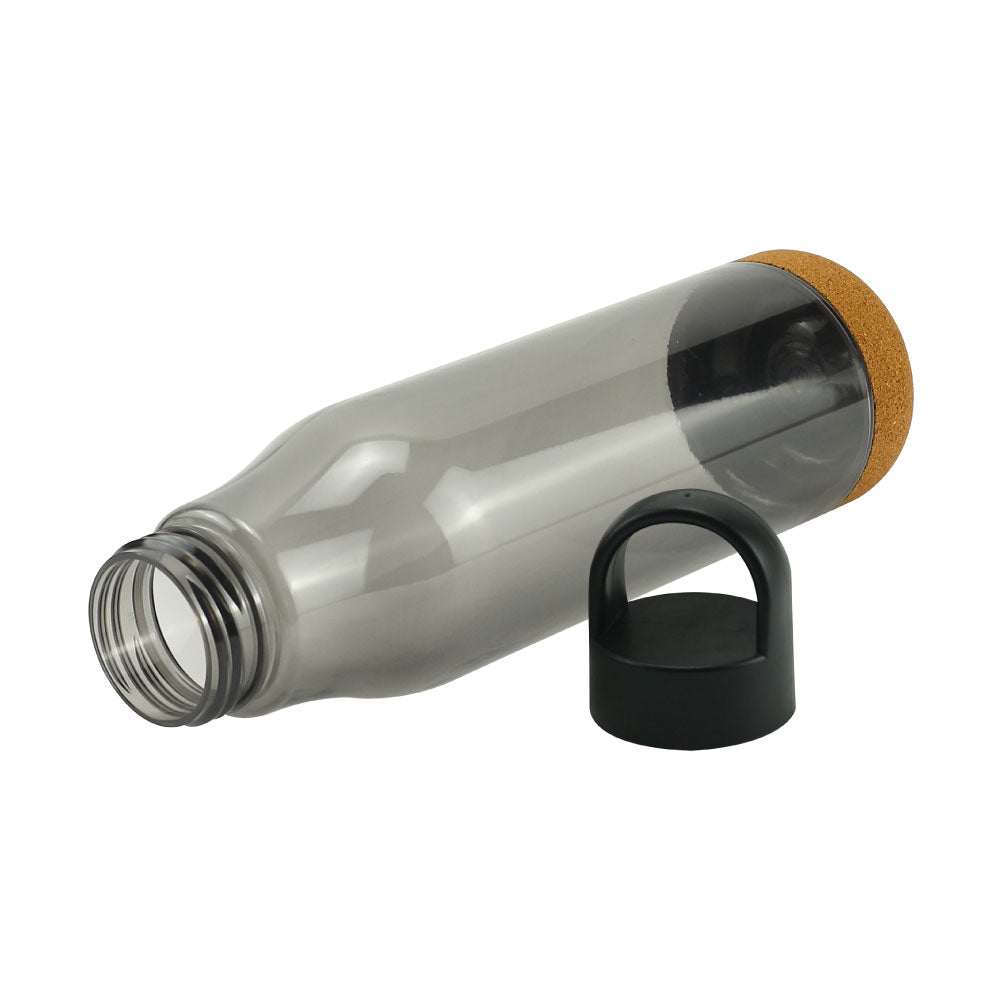 rPET Bottles with Cork Base, Twist-off Lid, Handle, 720ml