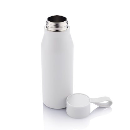 R-NEBRA - CHANGE Collection Recycled Stainless Steel Vacuum Bottle - White