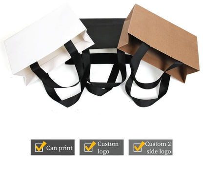 White Plain Gift Bags