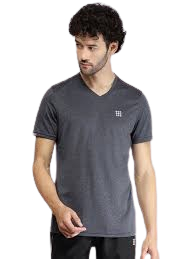 V-Neck Polyester T-Shirts