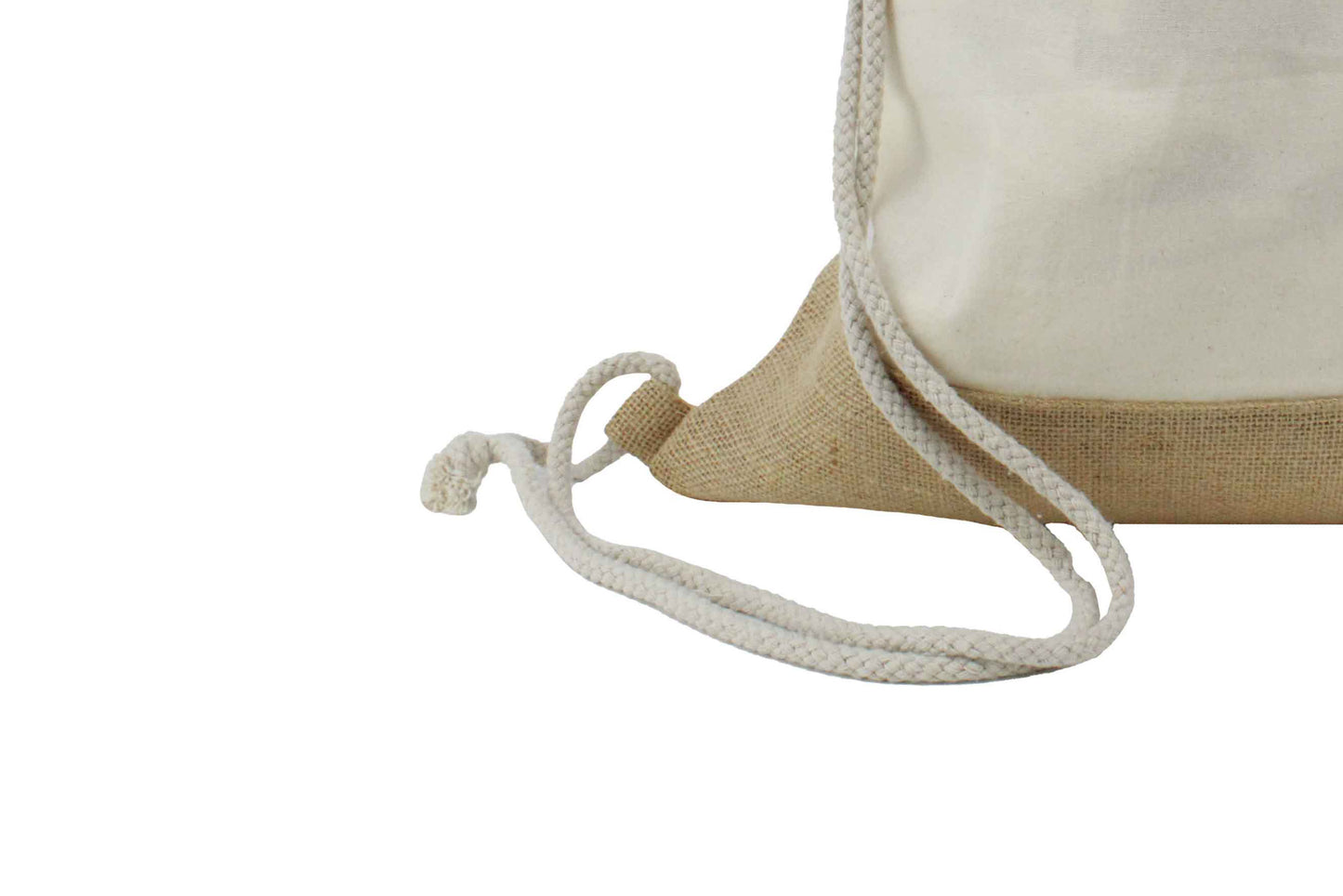 Cotton String Bag with Jute Base
