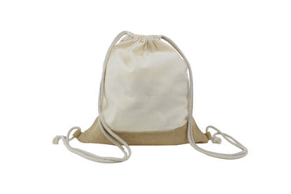 Cotton String Bag with Jute Base