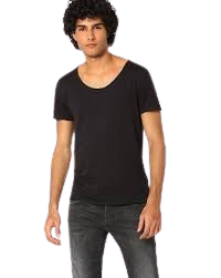 Scoop Neck Cotton T-Shirts