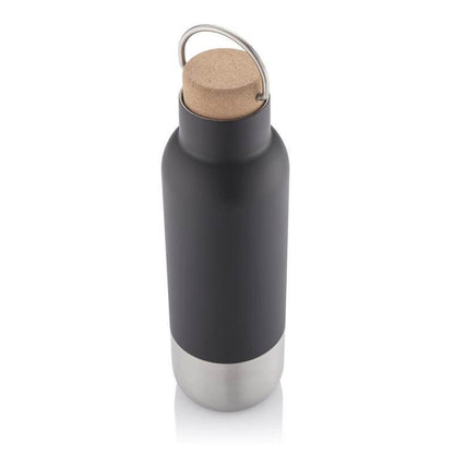 Hans Larsen RCS Recycled Stainless Steel Insulated Water Bottle - Black