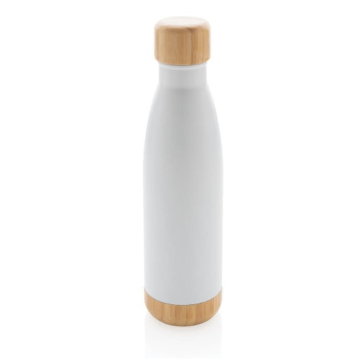 ODESSA - Giftology Double Wall Stainless Bottle with Bamboo Lid and Base