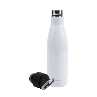 Double Wall SS Bottles Twist-off Lid SS Foldable Handle 500ml