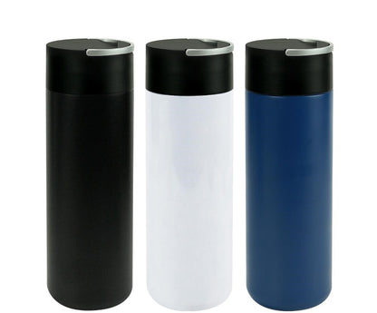 Double Wall SS Bottles, Twist-off Lid with Phone Holder 600ml