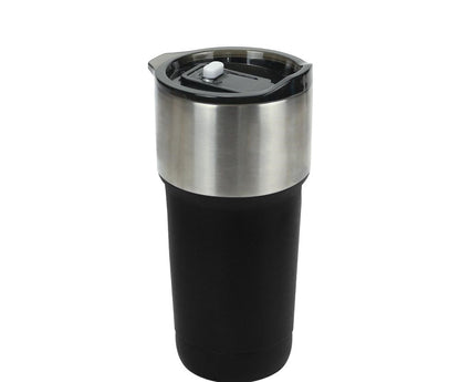 Double Wall SS Tumblers with Slide-Lock PP Lid 591ml